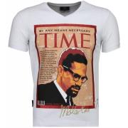 Malcolm X Time - Herre T-Shirt - 4294W