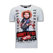 Herre T-shirt med Print - Vred Blodig Chucky