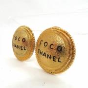 Brugte Guld gult guld Chanel øreringe