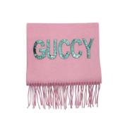Rosa Silke Gucci Tørklæde