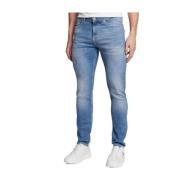 Casual Stone Washed Skinny Jeans