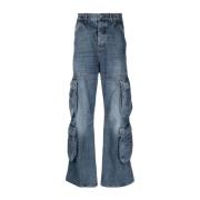 Cargo Jeans med Lommer