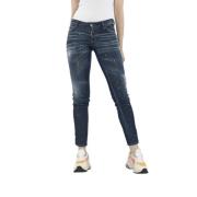 Jennifer Skinny Jeans med malingssprøjt
