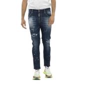Distressed Skater Skinny Jeans