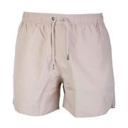 Broderet Logo Polyester Badeshorts