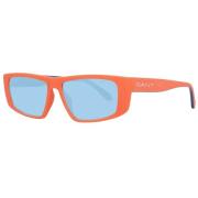 Orange Rektangulære Solbriller