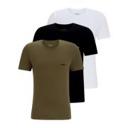 3-Pak Bomuld Jersey Logo Intime T-Shirts
