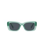 Blå Transparente Cateye Solbriller