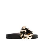 Lys Guld Glitter Sandal