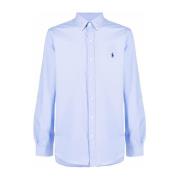 Clear Blue Bomuldsskjorte