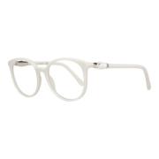 Hvide Plastik Briller til Kvinder