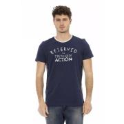Action Blue Rund Hals T-Shirt