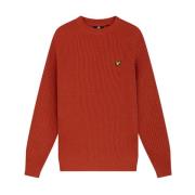 Lyle -sweater Scott KN1701V -W701 Orange - Beklædningsstørrelser: L