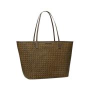 Ever-Ready Printed Coated Canvas Tote Taske