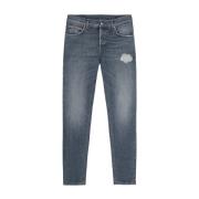 Slim-fit Grå Jeans