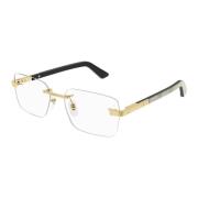 Metaloptiske briller til mænd