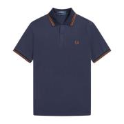 Ikonsk Twin Tipped Polo - Navy/Nut