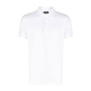 Hvid Polo Shirt fra Tom Ford