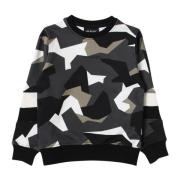 Camouflage Print Sweater til børn