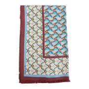 Jodhpur Blå Silketørklæde