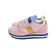 Peach/Gold Jazz Triple Sneakers til kvinder