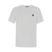Bomuld T-Shirt med Golden Goose Design