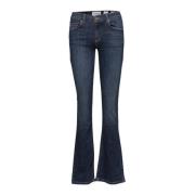 Flare Wash Titanium Blue Indigo Jeans