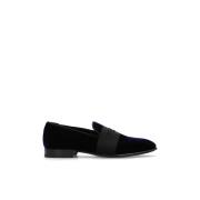 Thame velour loafers