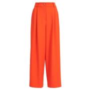 Plisserede bukser i orange