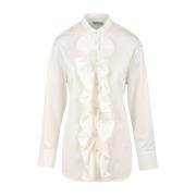Hvid Skjorte med Model CAVALLETTA