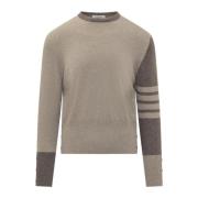 Stribet Crewneck Pullover Sweater