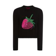 Raffia Raspberry Sweater