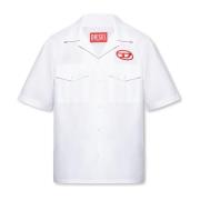 ‘S-MAC’ skjorte med monogram broderi