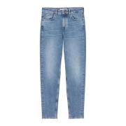 Jeans model MALA højtaljet cropped