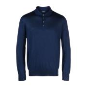 Luksus Cashmere Silke Polo Shirt