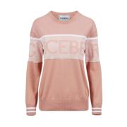 Jacquard Logo Crewneck Sweater