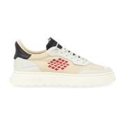 Cuprace Basket Sneaker i Beige og Hvid