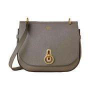 Soft Amberley Satchel, Charcoal