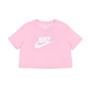 Essential Crop Icon Tee - Soft Pink