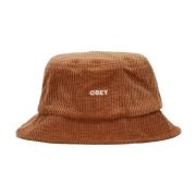 Bold Cord Bucket Hat - Brun
