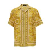 Barocco Print Hawaiian Skjorte