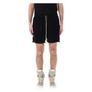 Sorte Bomuld Jersey Shorts