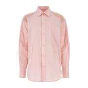 Pink Poplin Skjorte - Stilfuld og Moderne