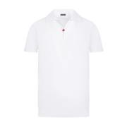 Polo T-shirt med lynlås og pique krave