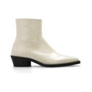Branco heeled ankle boots