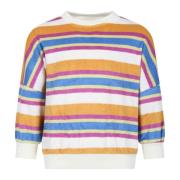 Multifarvet Bomuldssweatshirt