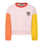 Multifarvet Brølende Tiger Sweatshirt