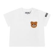 Hvid Teddy Bear Patch T-Shirt