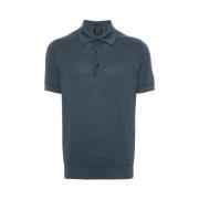 Petroleumblå Piqué Polo Shirt