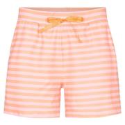 Orange Rose Stripe Shorts til Kvinder